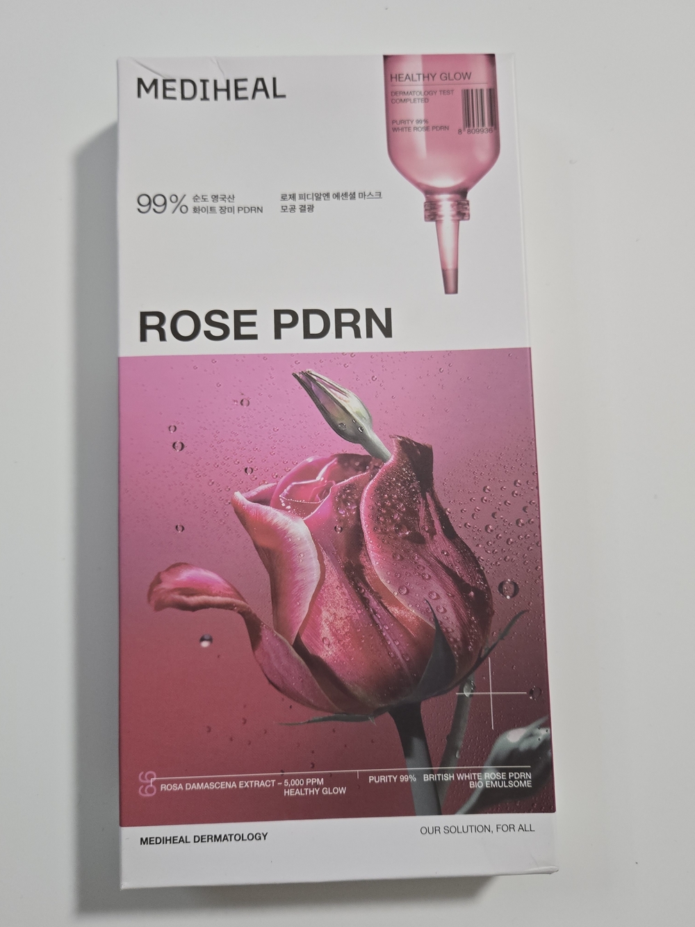 Mediheal Rose PDRN Hydrating Face Mask — Pink